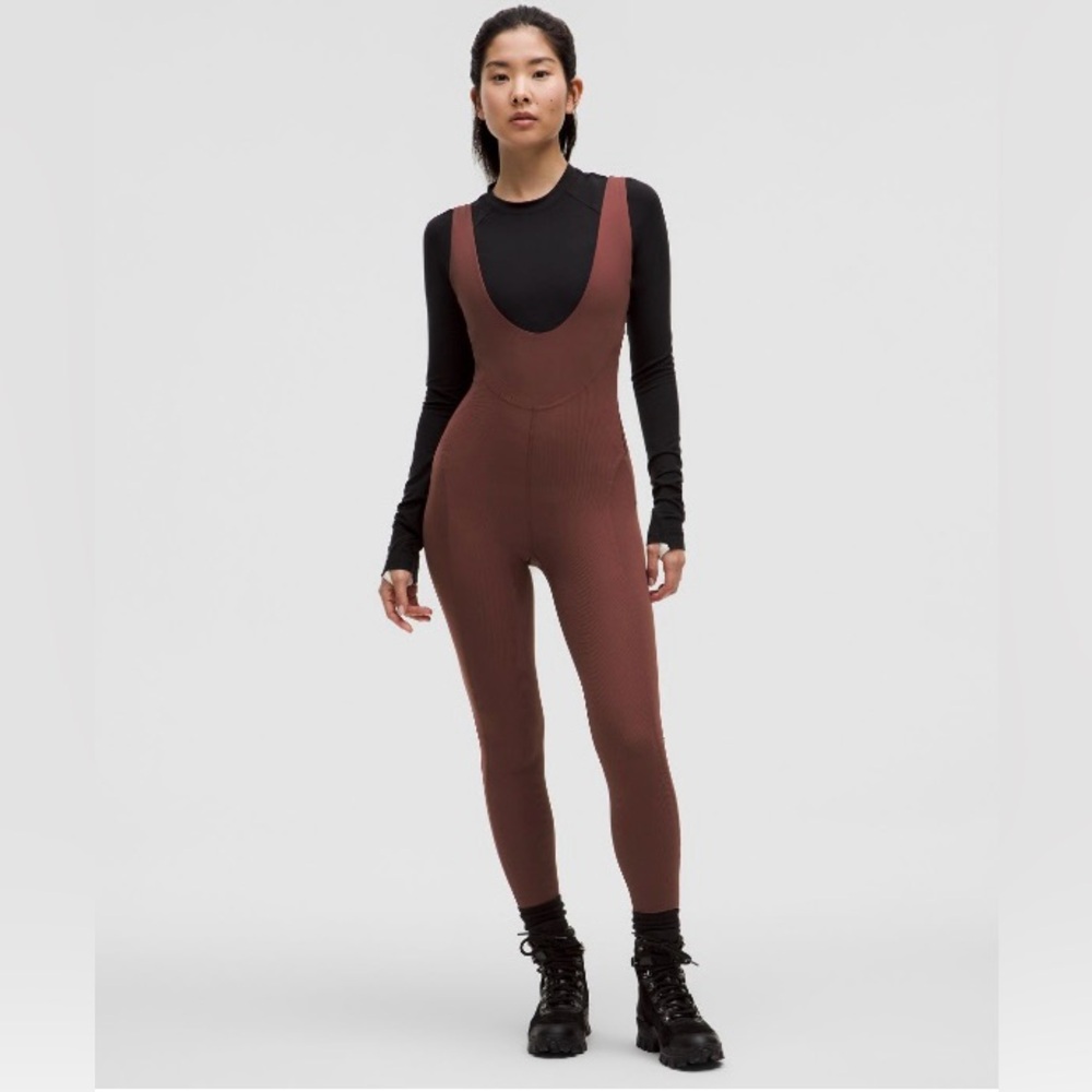 lululemon ribbed Nulux Skiing Bodysuit